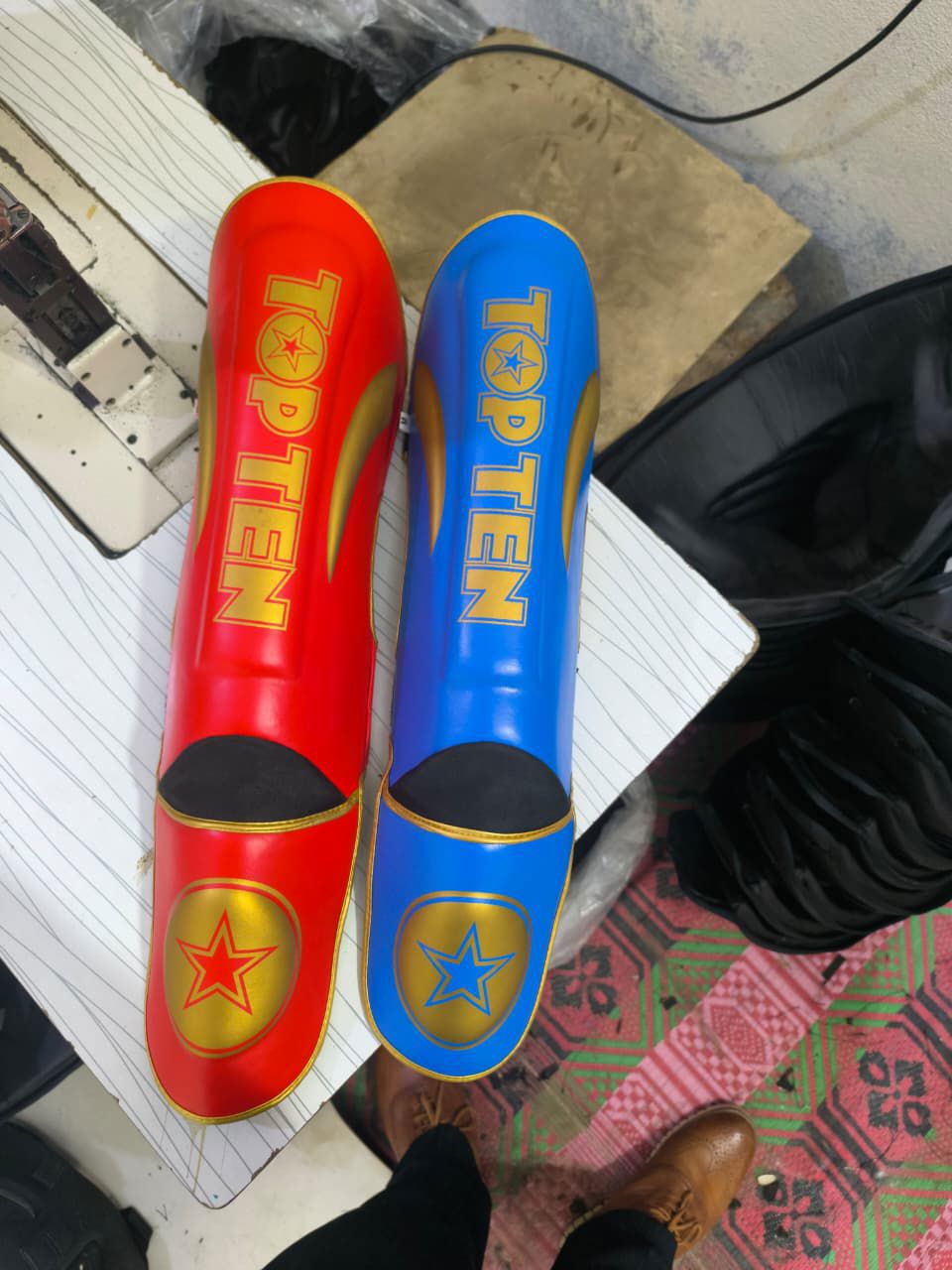 Professional Muay Thai shin guards