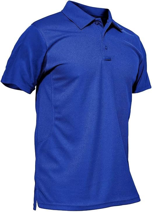 Blue custom polo shirt