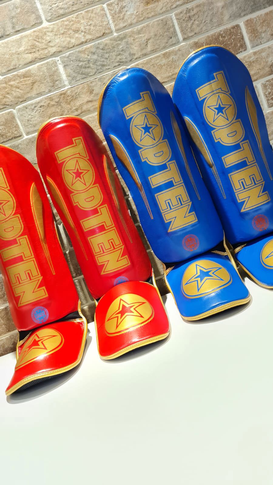 Impact-foam protective shin guards